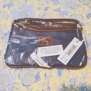 Dooney & Bourke Midnight BlueLarge Slim Wristlet